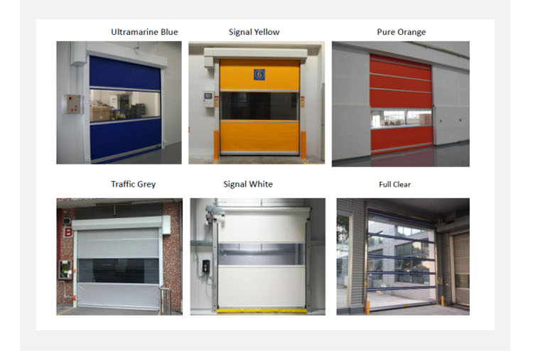 Car Wash 1.0mm High Speed Roller Shutter Door With Radar Sensor And Pull Switch