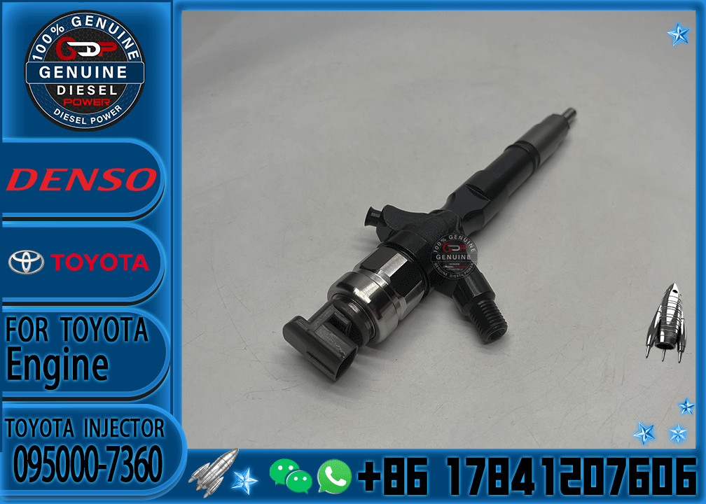 New Common Rail Injector 095000-7360 095000-6870 095000-5890 095000-5891 for 1KD 2KD Diesel Nozzle High Quality