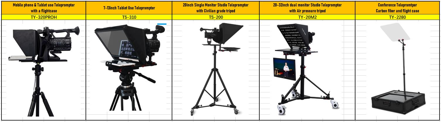 Tablet Teleprompter Perfect for TIK Tok Studio and Live Broadcasts