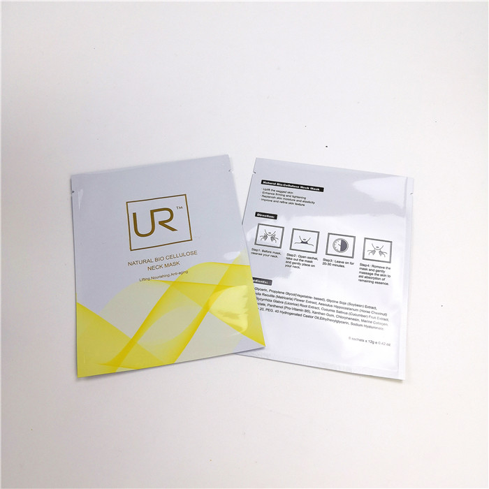 Matte Lamination Paper Box Packaging Essential Oil Skincare Mask Bags Customized