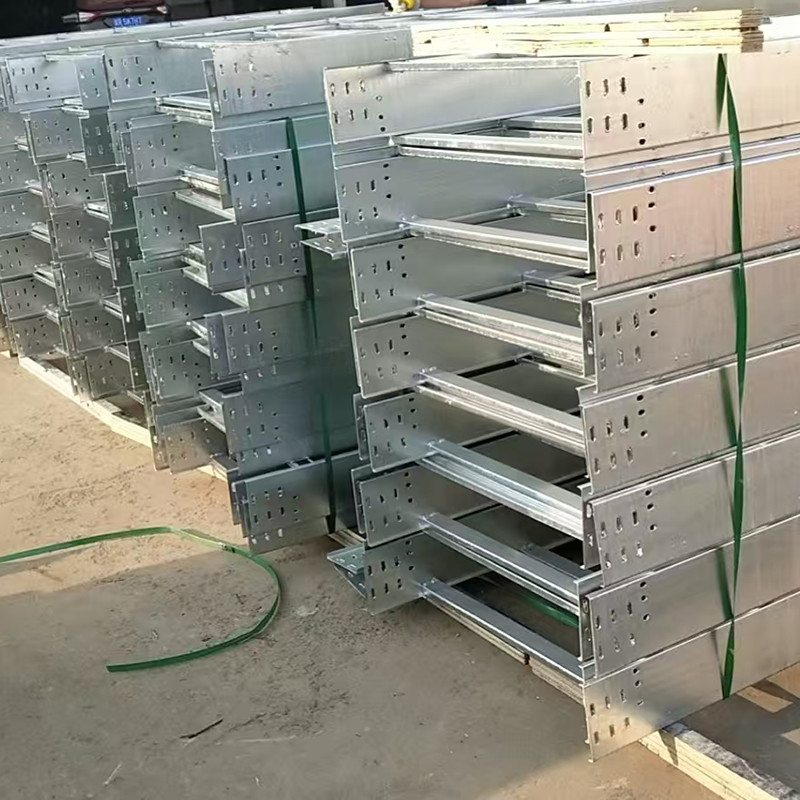 Hot Dip Cable Tray Zinc Plating Corrosion Resistant For Heavy Duty Installations