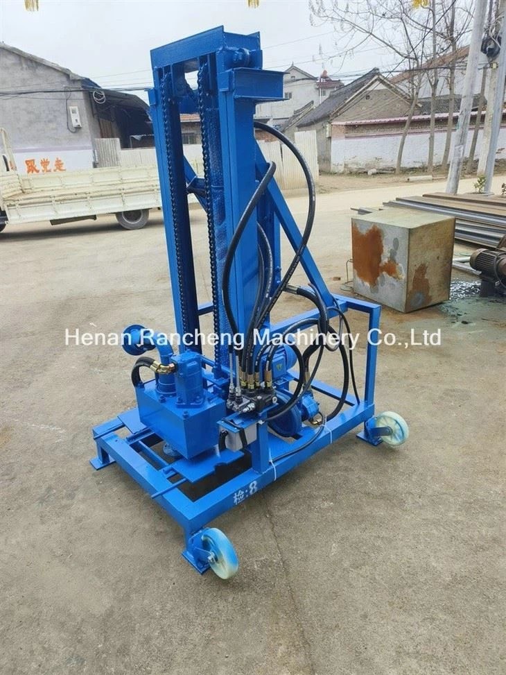 Small Portable Water Well Drilling Machine 11KW 1500mm Drill Rod Dia 150m Bore Deep