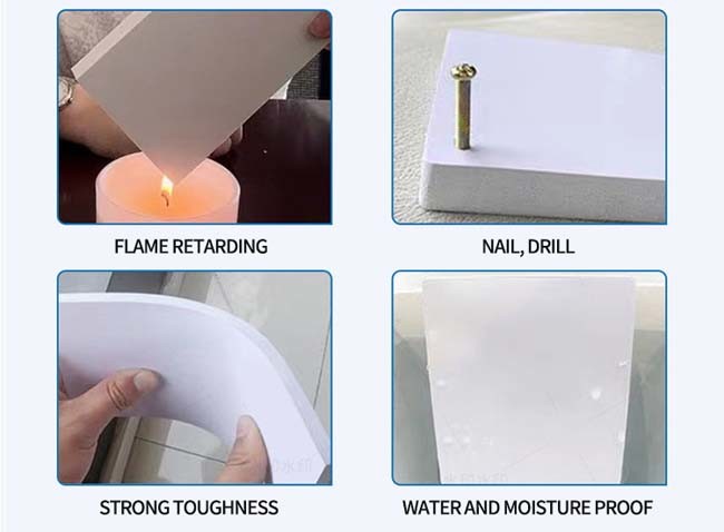 High Density PVC Co Extrusion Plastic Foam Sheet Board For Advertisement