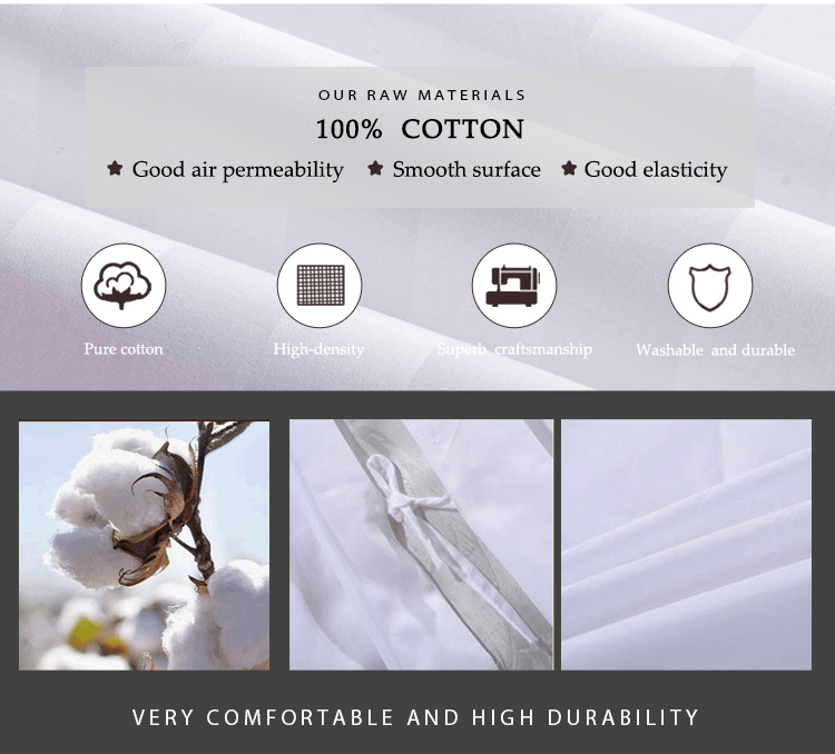 Response within 24 Hours 4pcs Satin Stitch Duvet Bedding Set for King Size Double Bed
