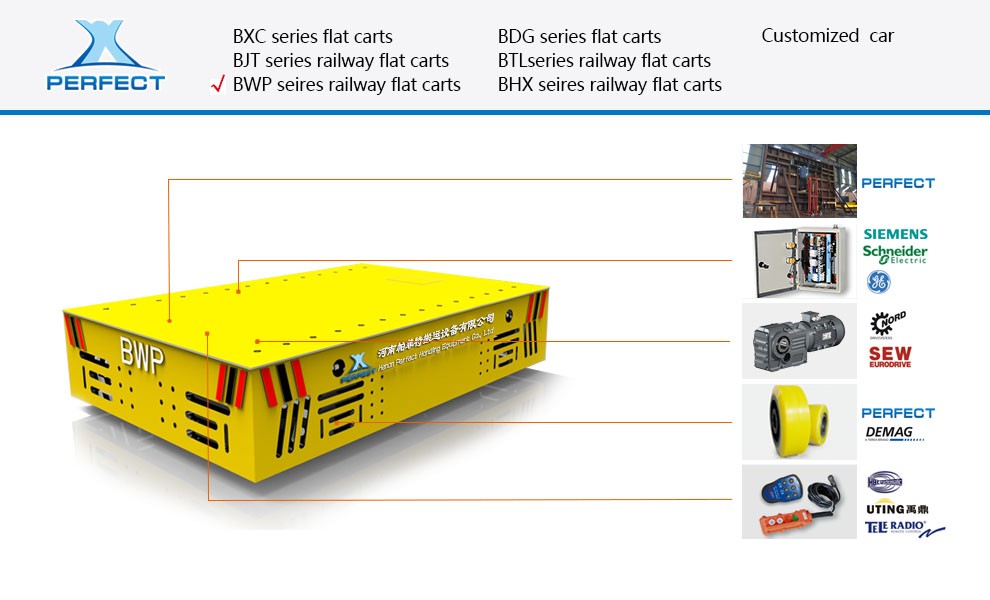 customization electrical trackless cart for heavy die transporter