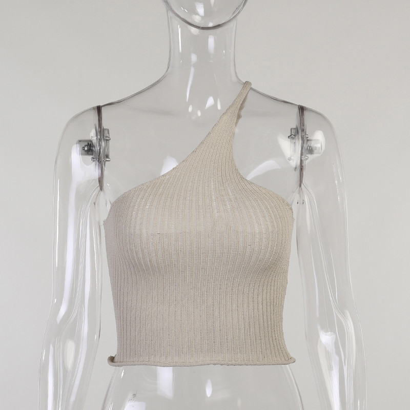 Sustainable Tight Irregular Spliced Blouse T-Shirt Woman