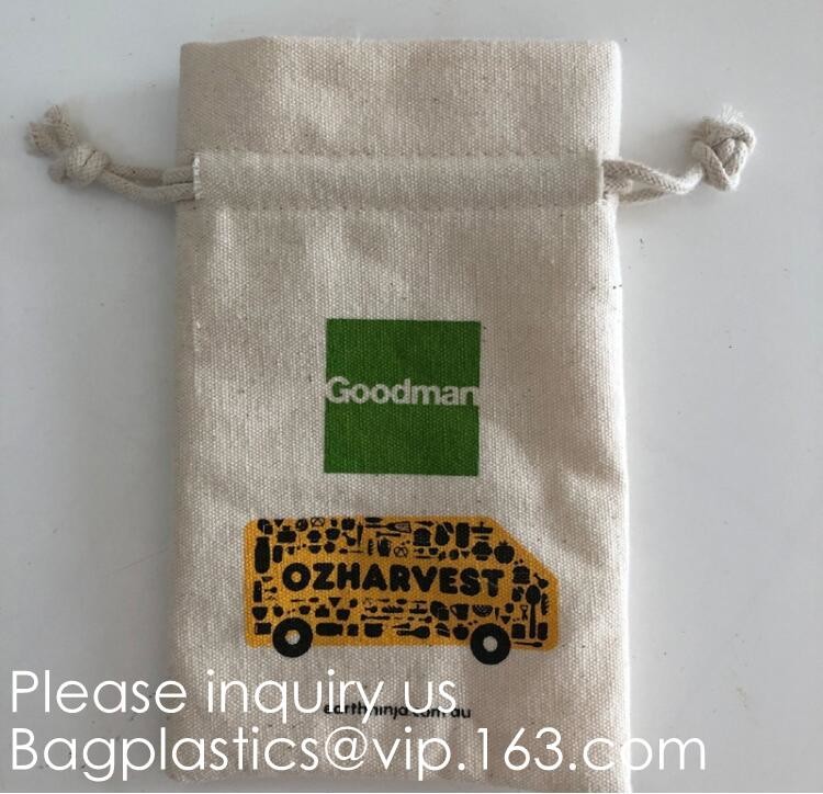 Cotton Reusable Grocery Bags, Produce Bags, Jewelry Pouch, Muslin Brewing bags, Linen Sachet bags, Spice bags, Christmas