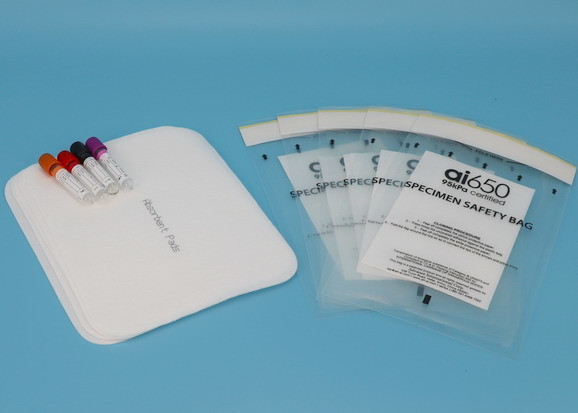 0.635mm Medical Waste Disposal Specimen 95kPa Biohazard Bag