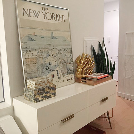 White Nordic Dining Room Server Cabinet