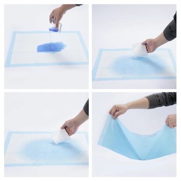 Pink Blue White Embossing Diamond Full Sizes Pet Pee Pad
