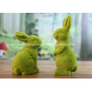 Craftsmanship Design Decorative Ornaments Mini Resin Rabbit Figurines 13*11*20cm