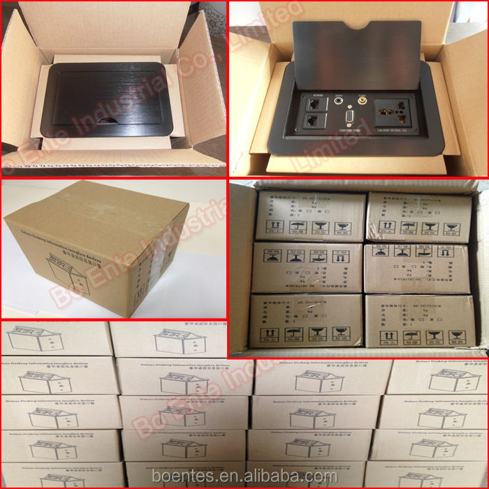 BNT Tabletop Flip Up Multi-function Power Socket Box / Slip Up Socket / Slide Open Socket Box