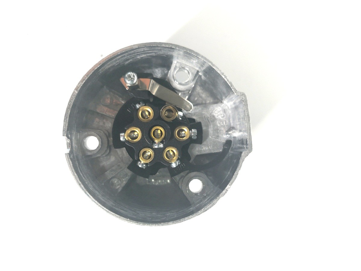 12v N Type 7 Pole Trailer Plug Socket European Type With Foglight