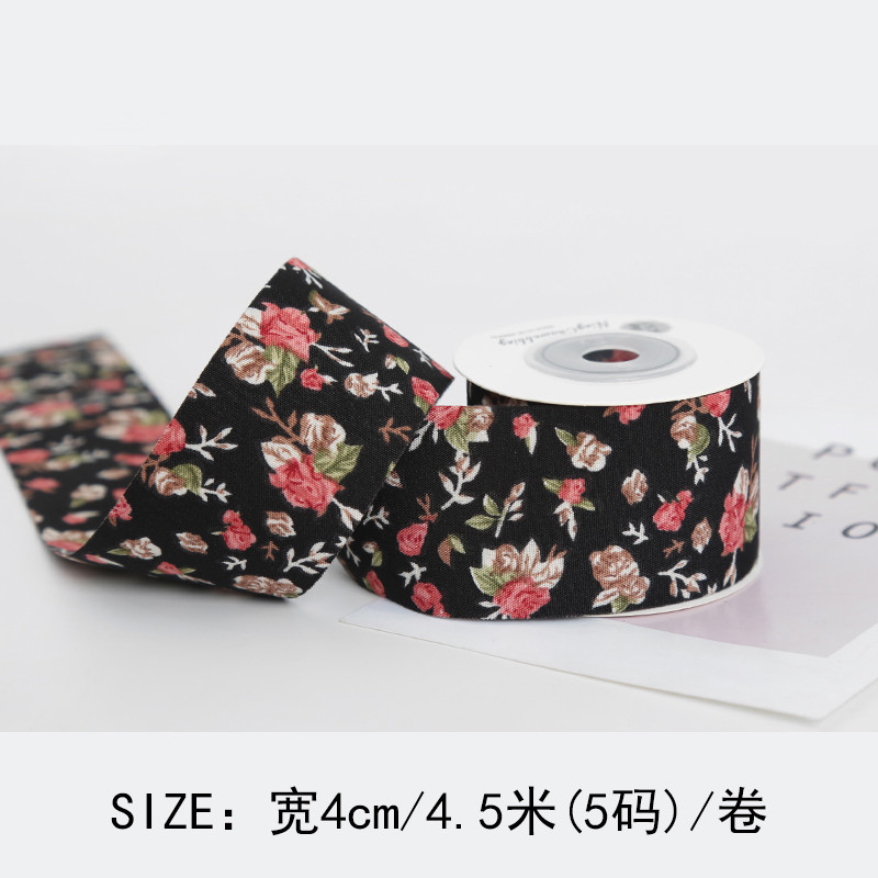 Bow Personalised Printed Ribbon 40mm Floral Printed Ribbon