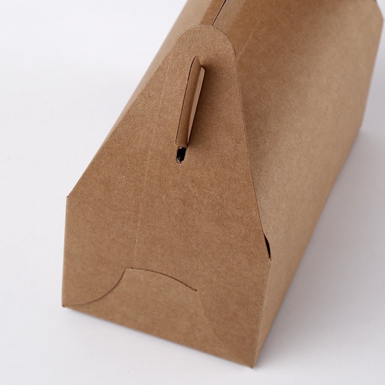 Portable Folding Food Packaging Box Size 15.5 * 8.6cm For Biscuits Baking Food