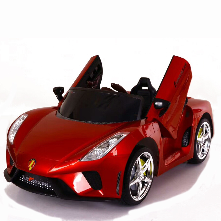 Unisex Children 12v Electric Car with Remote Control Double Drive Music and Swing Function