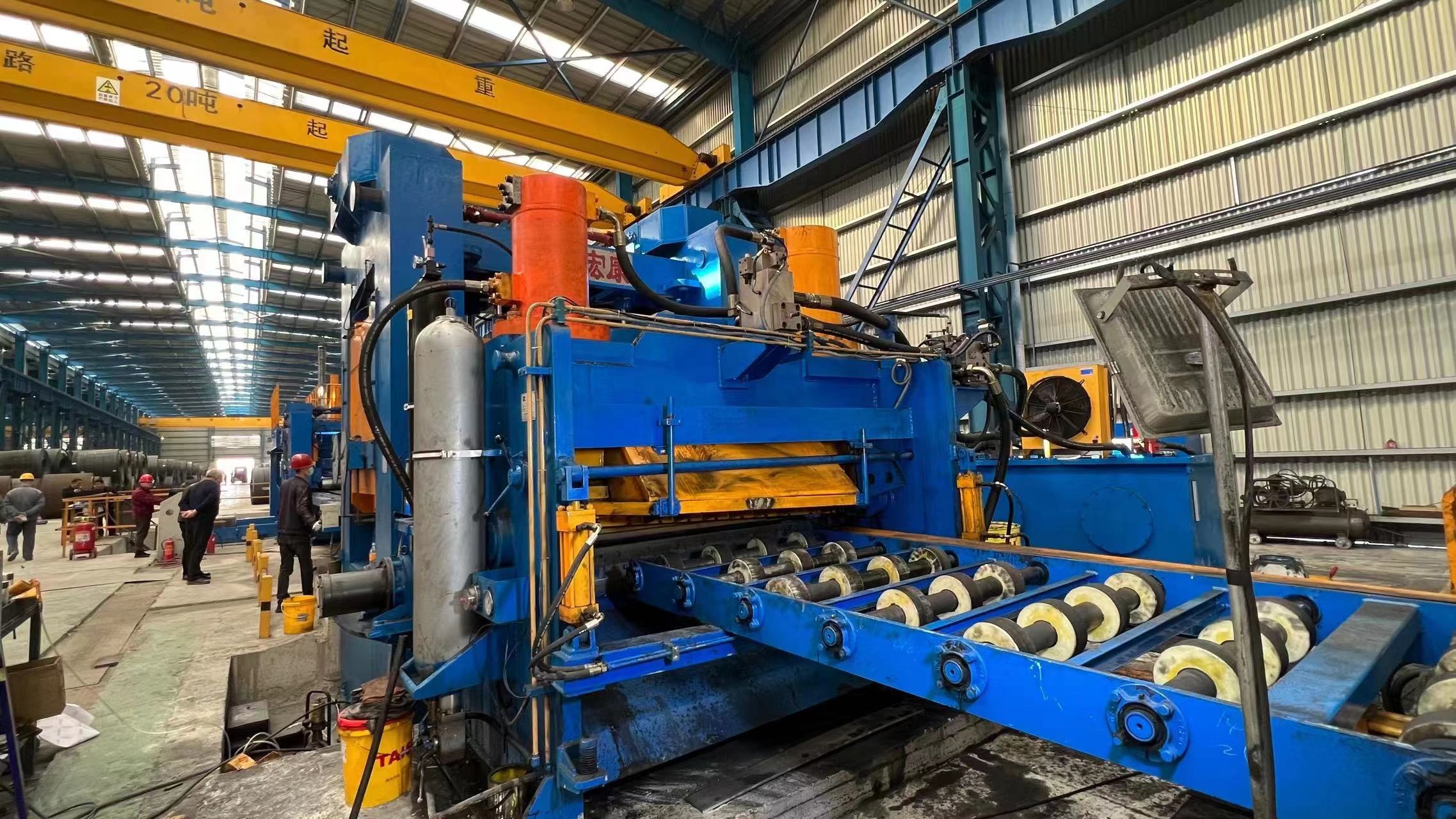 Easy to Operate 16mm Steel 3in 1 Metal Coil Straightening Machine Weight KG 450