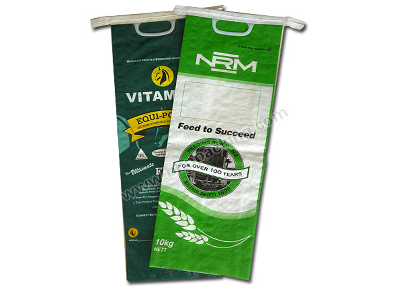 Water Resistant Poly Woven Cat / Dog / Cattle Feed Bags Multi Color Moisture Proof
