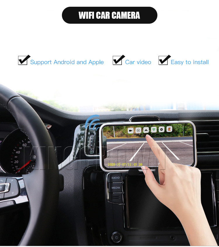 AHD Backup 1080P Wifi Reversing Camera Night Vision IP68 Waterproof