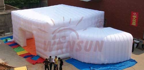 Waterproof PVC Material Blow Up Event Tent With Air Blower And Repair Kits