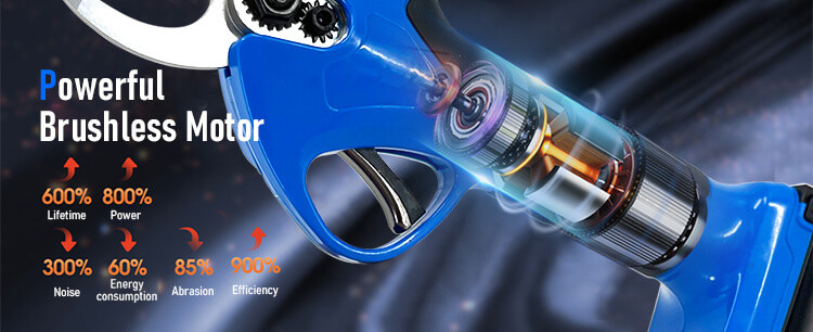 21V 35mm Battery Garden Tools Pruning Shears Pruner Scissors Electric Powered