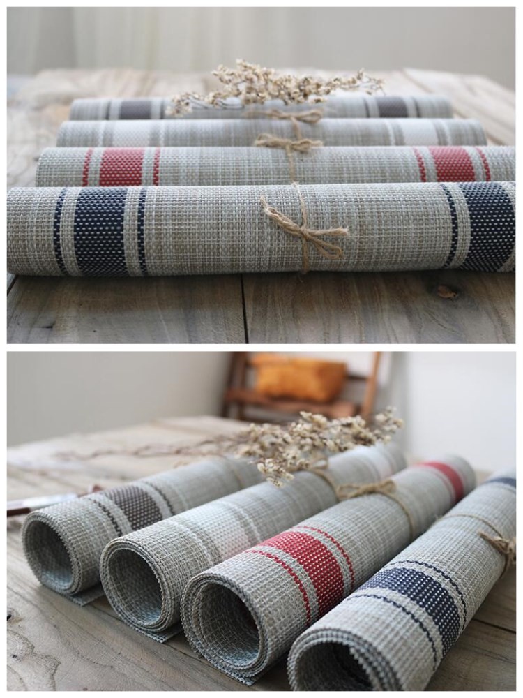 Waterproof Kitchen Table PVC Place Mat 45*30cm Table Placemats
