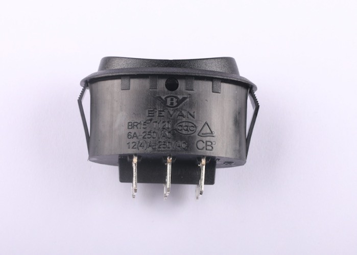 CE ROHS Approved Industrial Rocker Switch , Spdt Momentary Rocker Switch