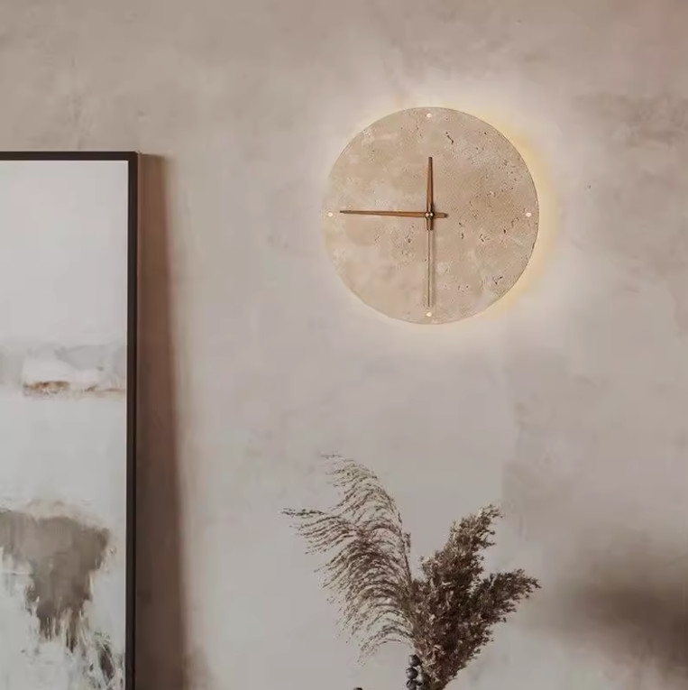 Yellow travertine good quality bedroom for home decorator interior stone wall lamp