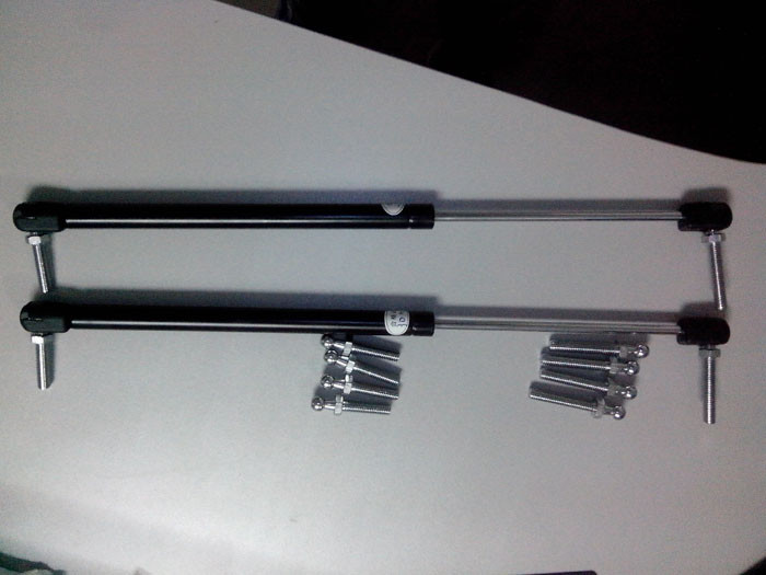 Furniture Gas Struts Seamless Steel Lockable Gas Spring With Ball Studs