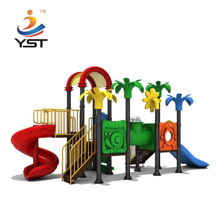Anti Crack LLDPE Park Childrens Outdoor Slide ISO8124 For 14 Years Old