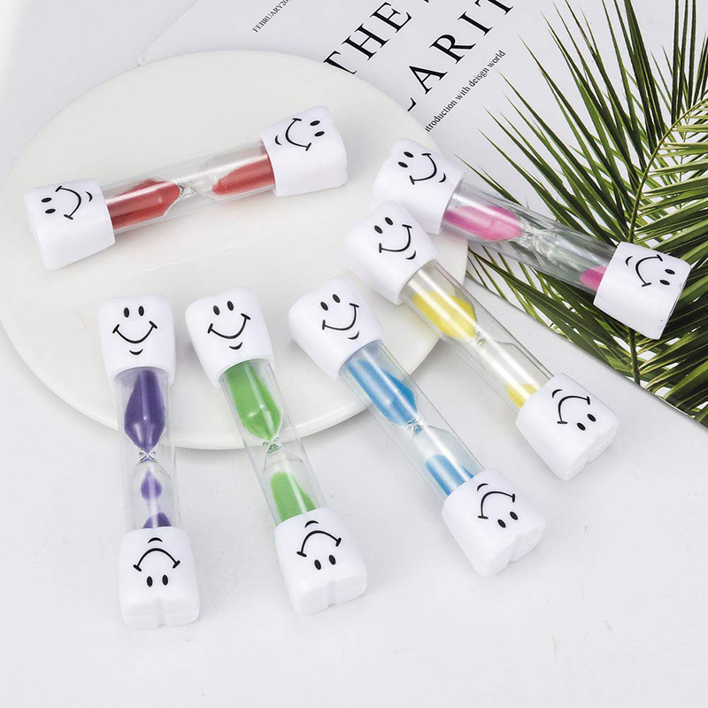 Plastic Three Minute Sand Timer Hourglass Toothbrush Timer Traditional Design