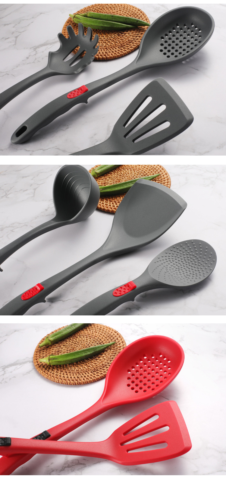 7pcs Silicone Kitchen Utensil