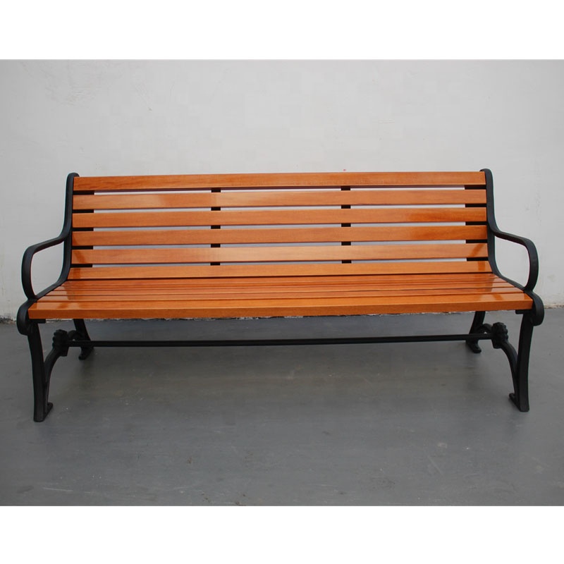 Recycled Plastic Patio Outdoor Garden Bench Seat Flange Surface Mounted Type
