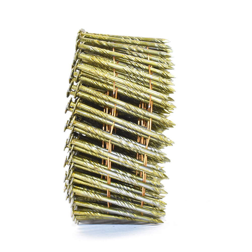 Diamond Point Ring/Screw/Smooth Shank Galvanized Pallet Coil Nails