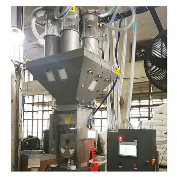 Six Component Raw Materials Gravimetric Batch Blender Mixing Granules Powder