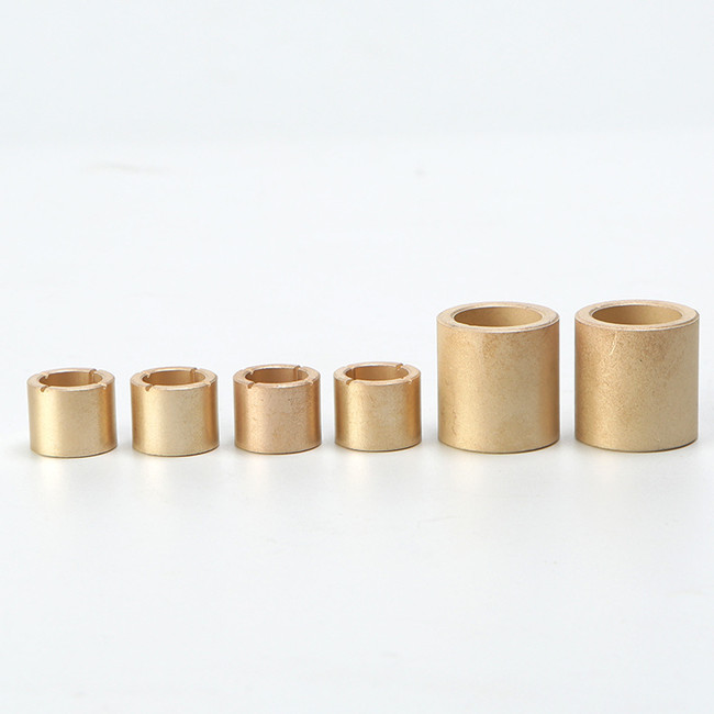 Copper Based Alloy Pressure Injection Molding Cylindrical Oiled Bearing Bush