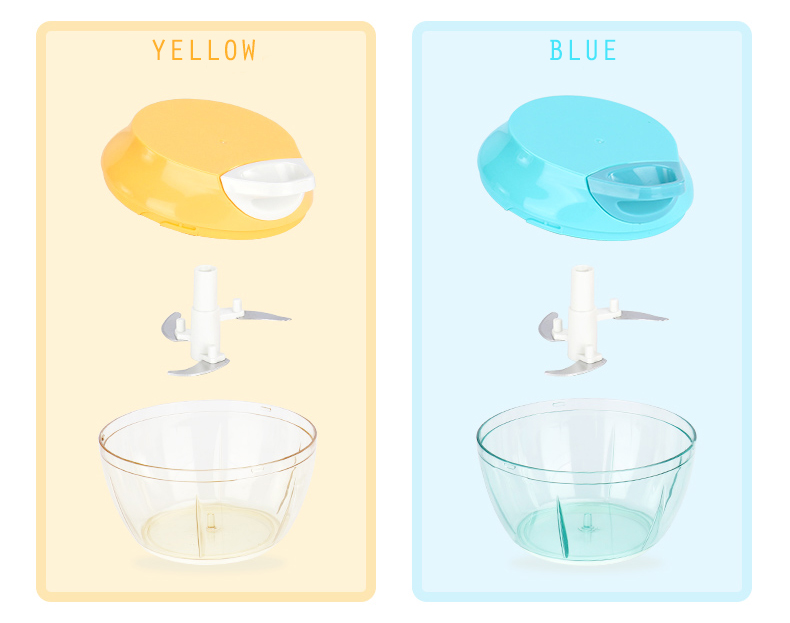 Multi Functional Kitchen Vegetable Chopper Polypropylene Pull String Chopper