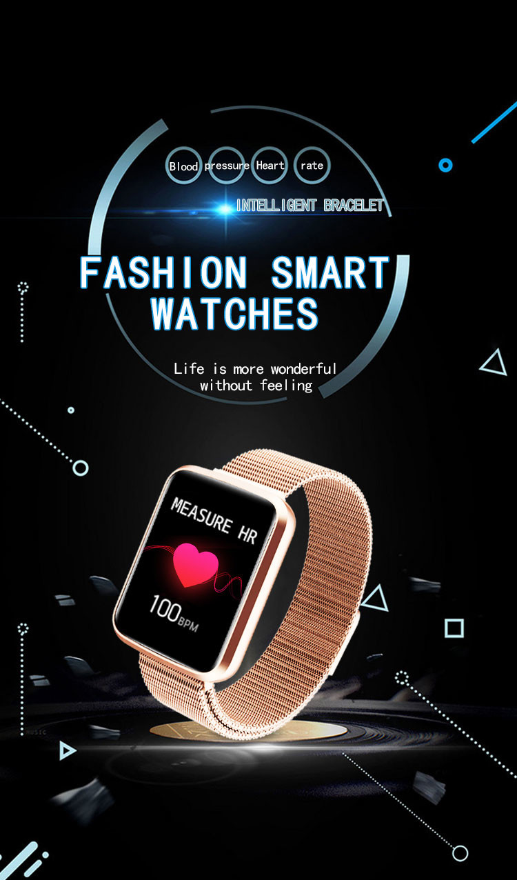 Hazel HL29 1.65 Inch Blood Oxygen Band Android Waterproof Smart Watch