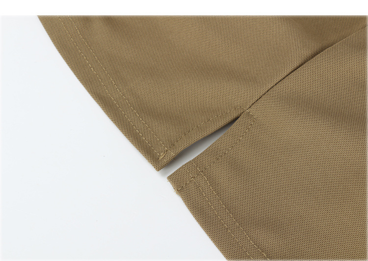 Knitted Polyester Cotton Polo T Shirts Breathable Short Sleeve For Men