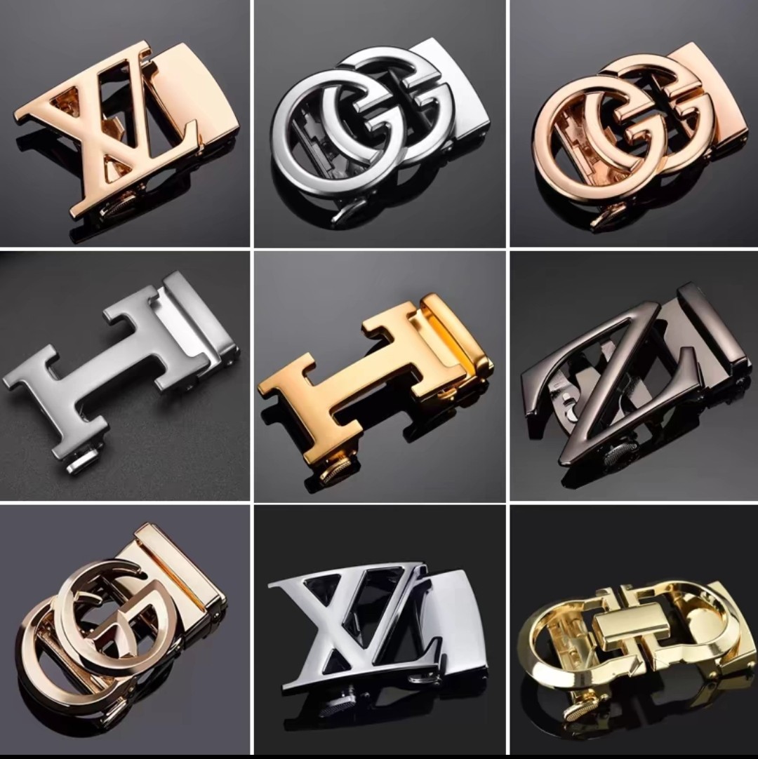 Zinc Alloy 2d 3d Gold Metal Mens Custom Belt Buckle
