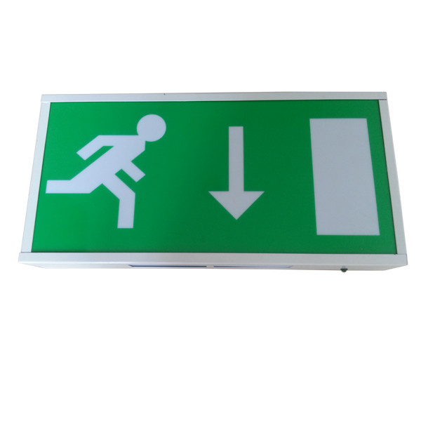 CE Permanent Industrial Led Exit Signs , Rechargeable Emergency Evacuation Exit Sign