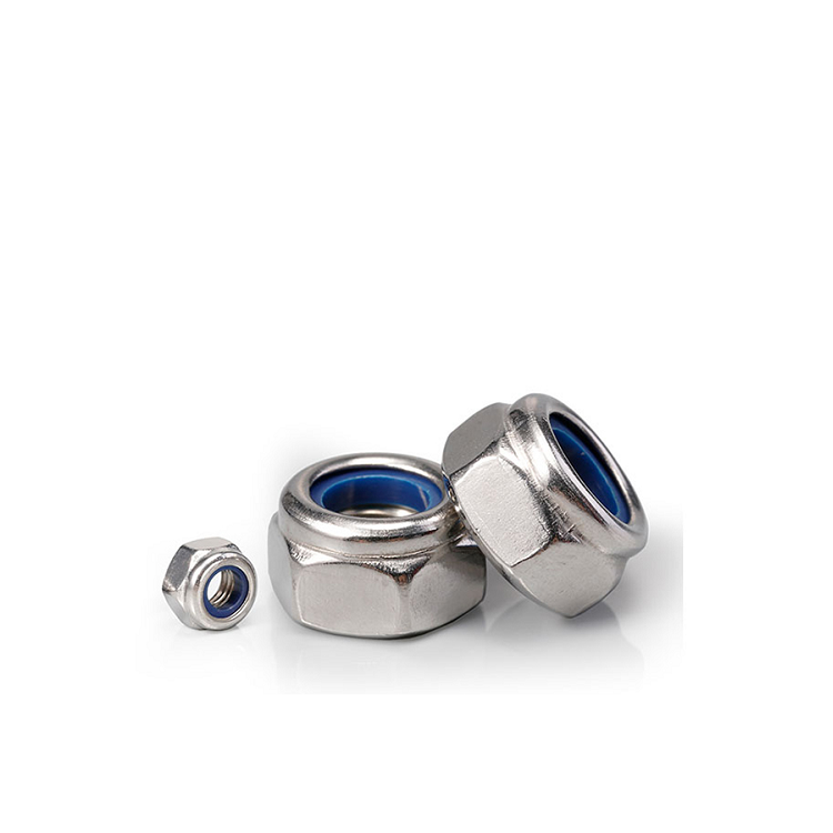 ISO 9001 2015 Certified DIN985 Hex Insert Lock Nuts A2/A4 Stainless Steel M3-M8 Sizes