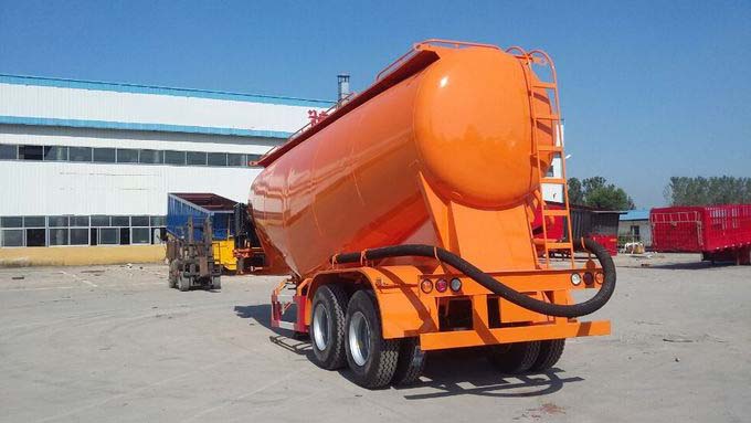 2 Axle Silo Cement Transport Semi Trailer for Sale-CIMC Manufacturer