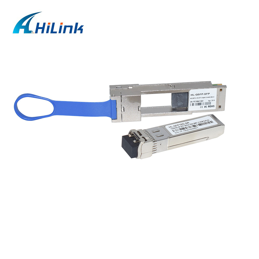SFP+ Adapter QSFP+ Transceiver QSA Module 40G QSFP Breakout To 10G SFP+ Cage Only