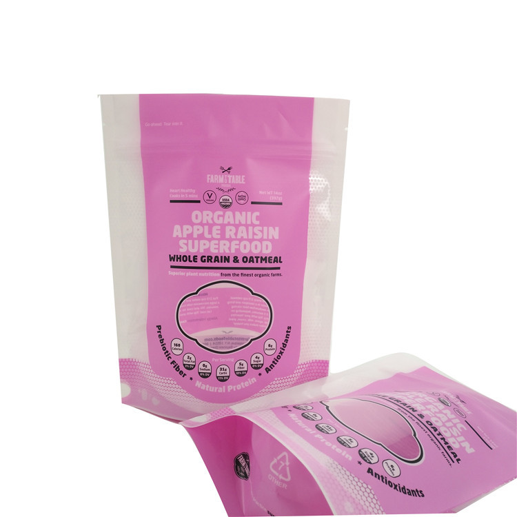 Banana Chips Zipper VMPET Plastic Pouches Packaging