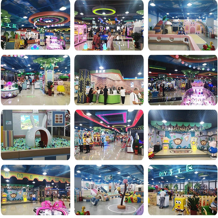 Colorful Kids Indoor Playground Equipment Forest Series With Slides Climbing Stair
