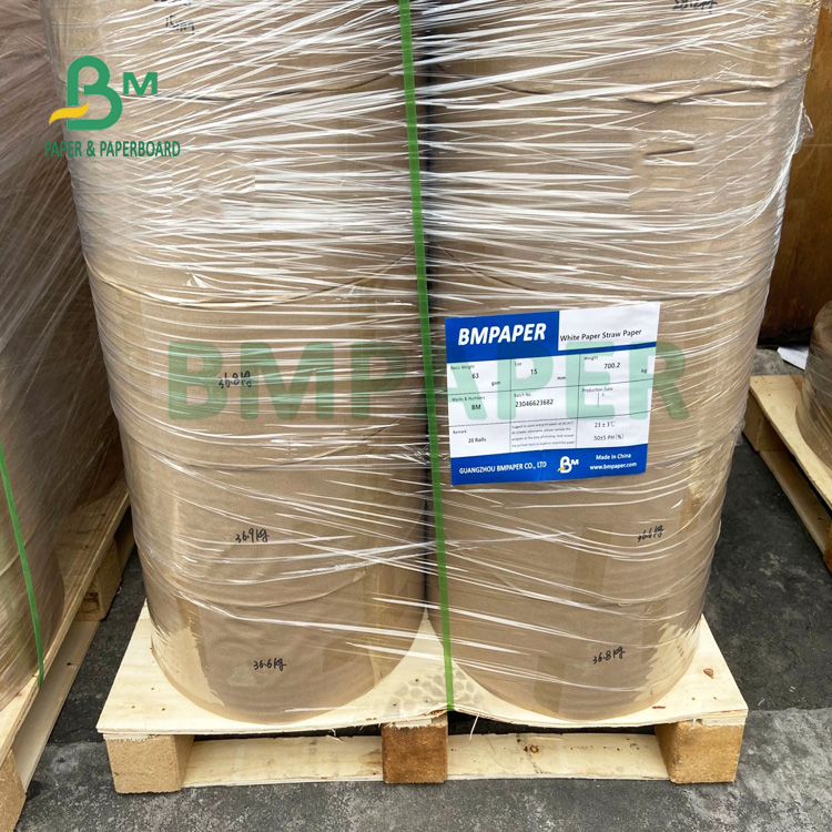 90gsm Sack Brown Kraft Liner Paper Jumbo Roll Uncoated & Smooth