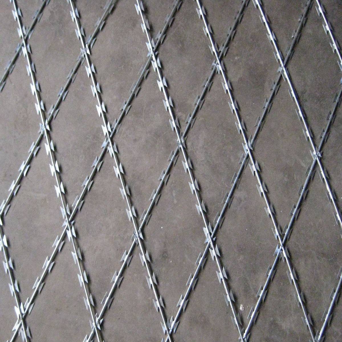 Weld Razor Wire Mesh BTO22 75mmx150mm