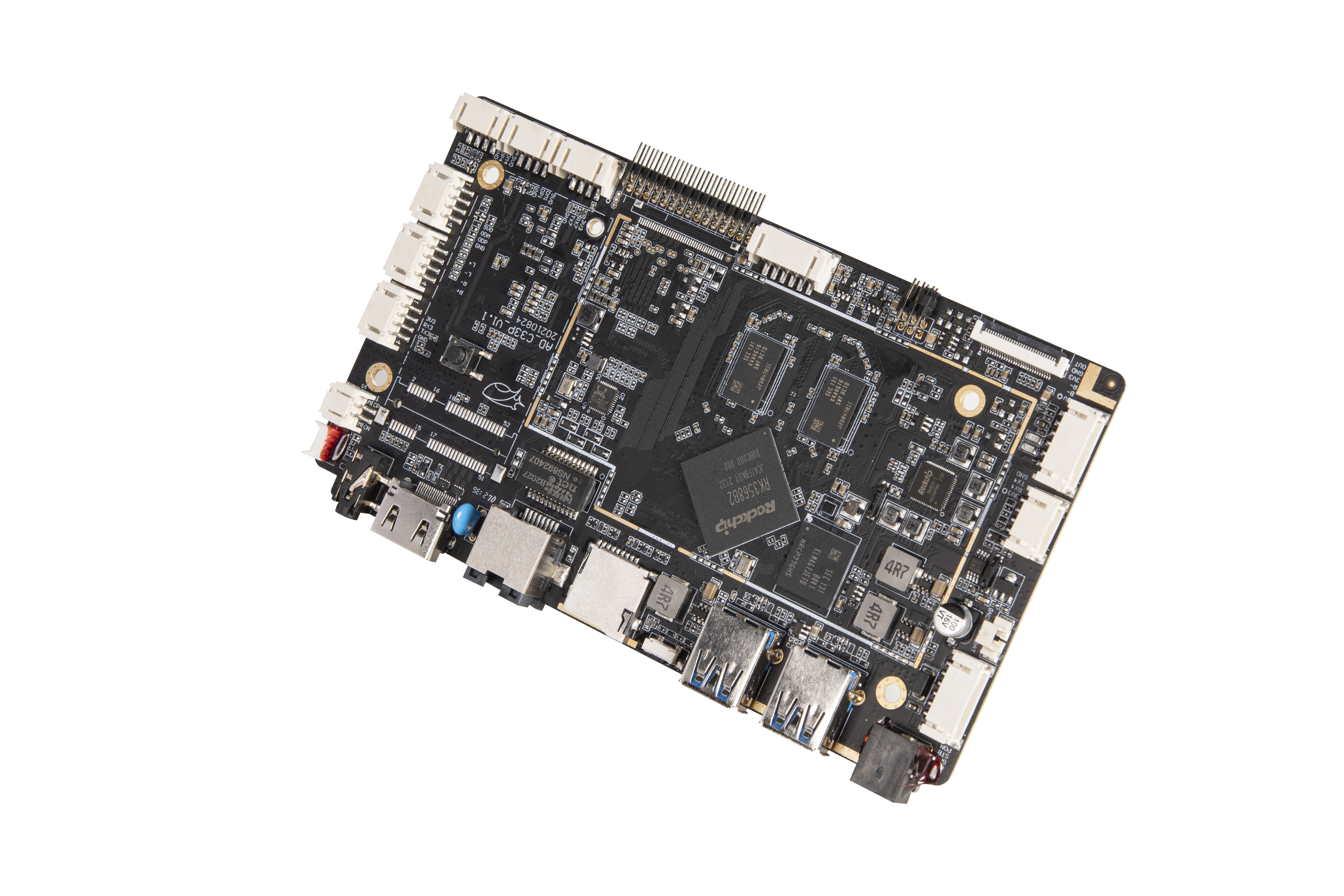 RockChip RK3568 Development Motherboard 2GB/4GB/8GB Open Source NPU AI PCBA