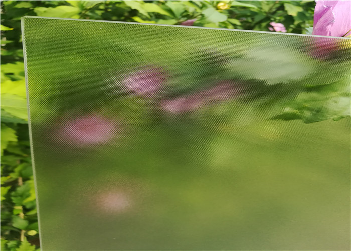 Mistlite Patterned Tempered Glass , Ultra Clear Low Iron Toughened Glass